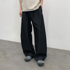 Roaringwild Drapey Wide-Leg Pants with Scimitar Design