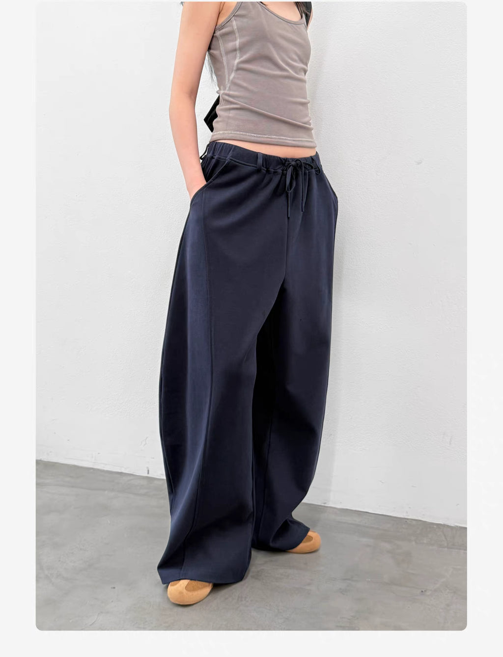 Roaringwild a arch Roaring Beast Loose Drawstring Sickle Pants