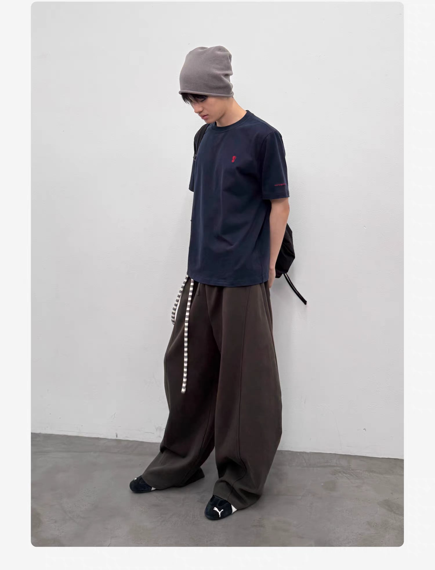Roaringwild a arch Roaring Beast Loose Drawstring Sickle Pants