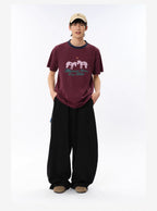 Roaringwild a arch Roaring Beast Loose Drawstring Sickle Pants