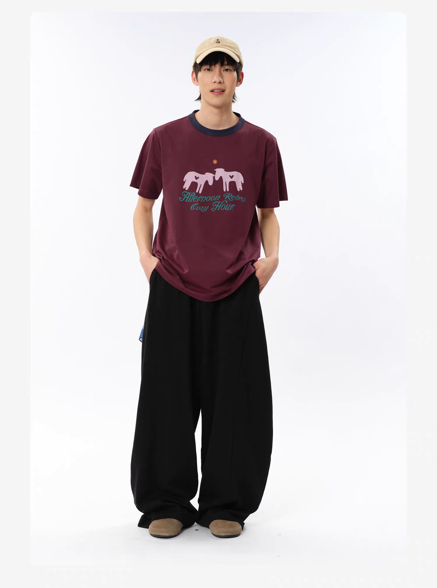 Roaringwild a arch Roaring Beast Loose Drawstring Sickle Pants