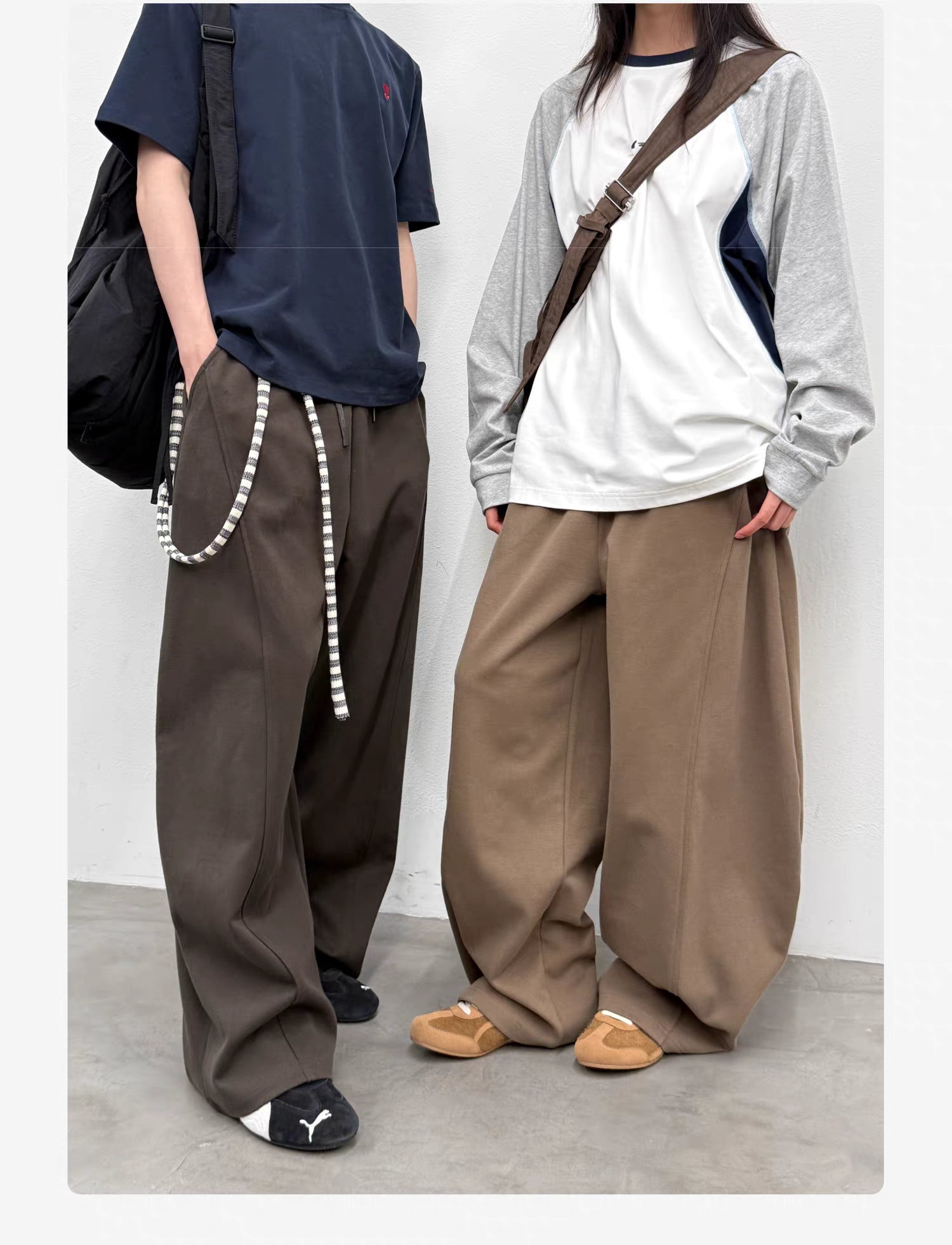 Roaringwild a arch Roaring Beast Loose Drawstring Sickle Pants