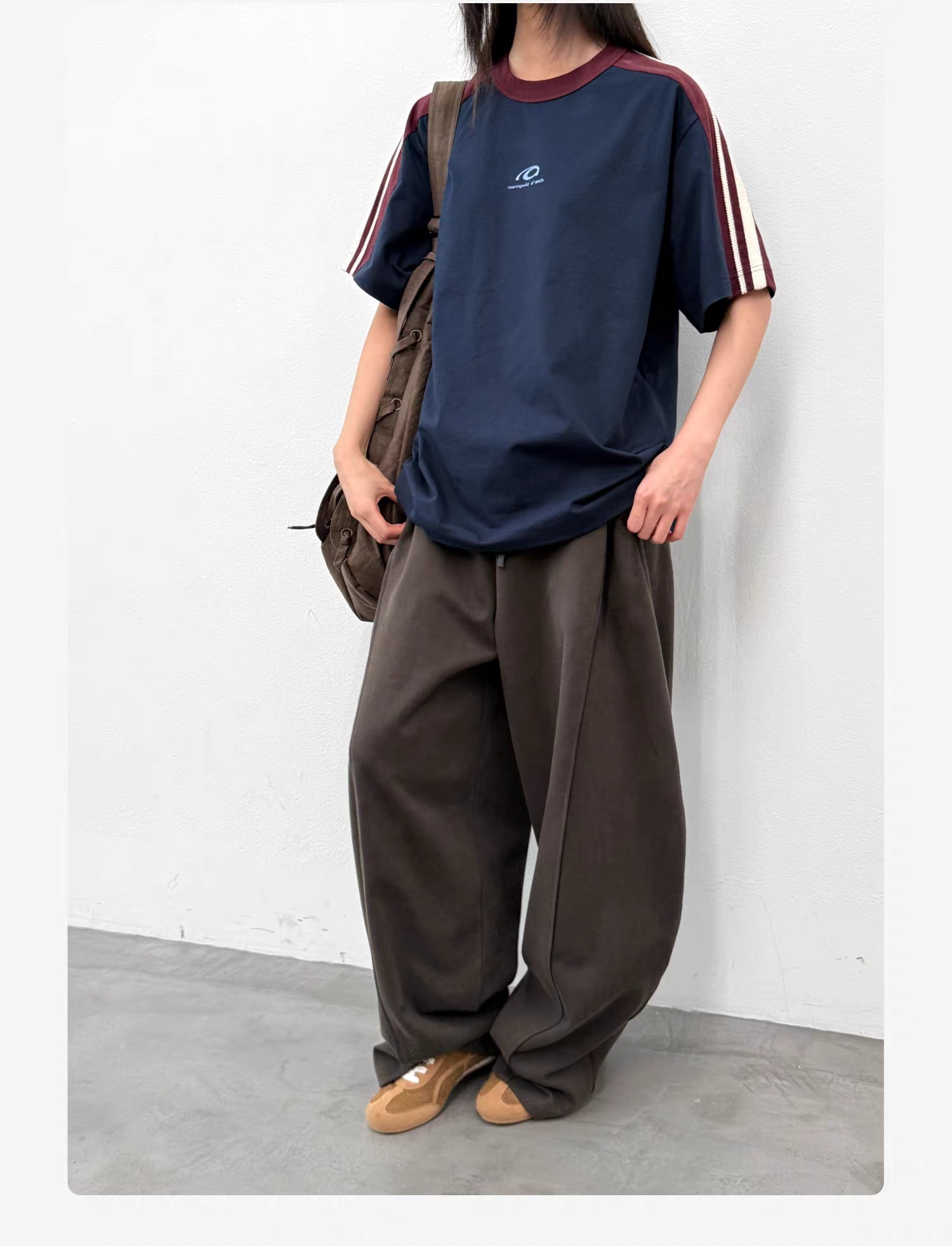Roaringwild a arch Roaring Beast Loose Drawstring Sickle Pants