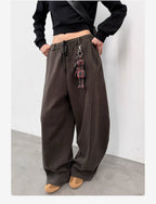 Roaringwild a arch Roaring Beast Loose Drawstring Sickle Pants