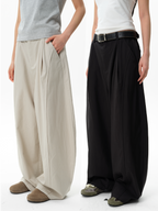 Lyocell Cocoon Loose Scimitar Pants