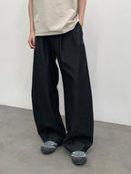 Roaringwild Drapey Wide-Leg Pants with Scimitar Design