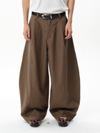 Lyocell Cocoon Loose Scimitar Pants